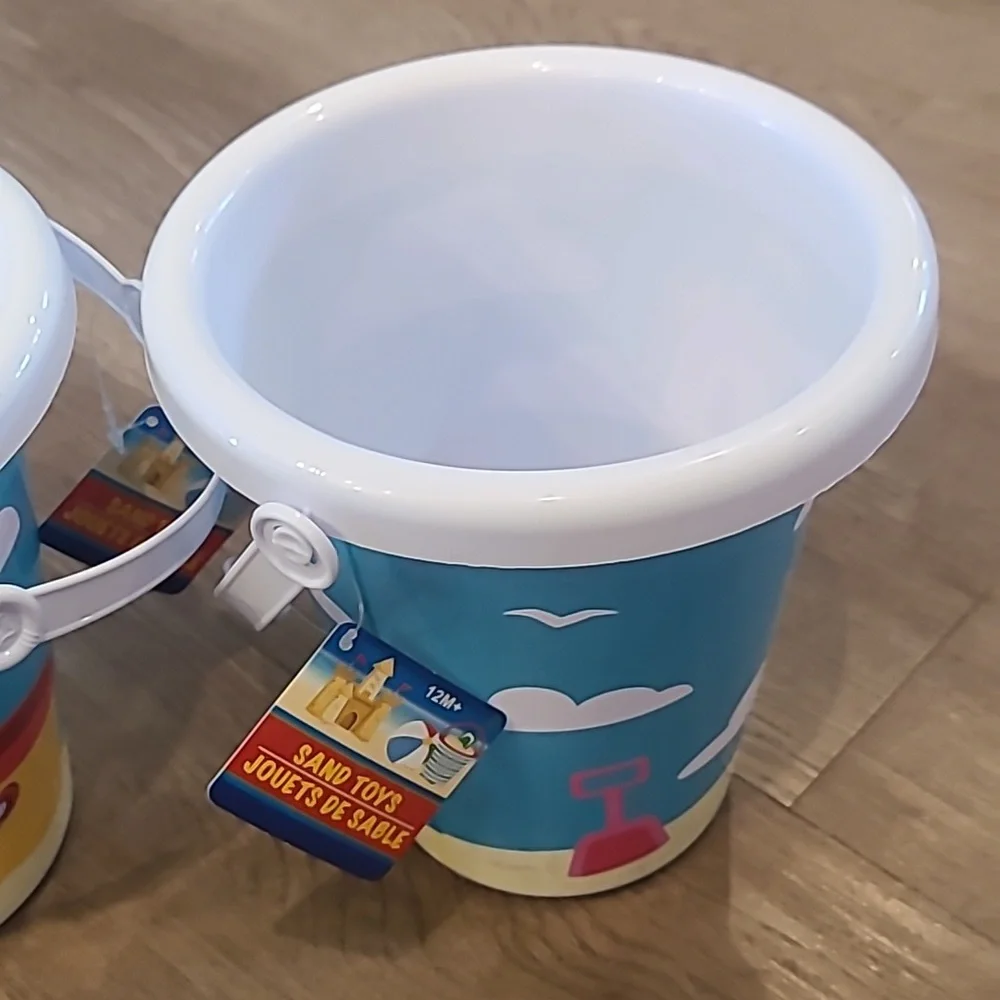 2 New Colorful Castle Party Buckets